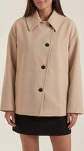 Oversized Asymmetrical Fit Coat-coats > oversized coat-Laventaire-Laventaire