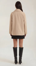 Oversized Asymmetrical Fit Coat-coats > oversized coat-Laventaire-Laventaire