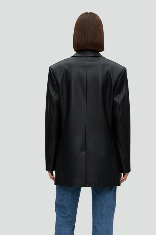 Oversized Blazer Jacket-jackets > blazers-Laventaire-Laventaire