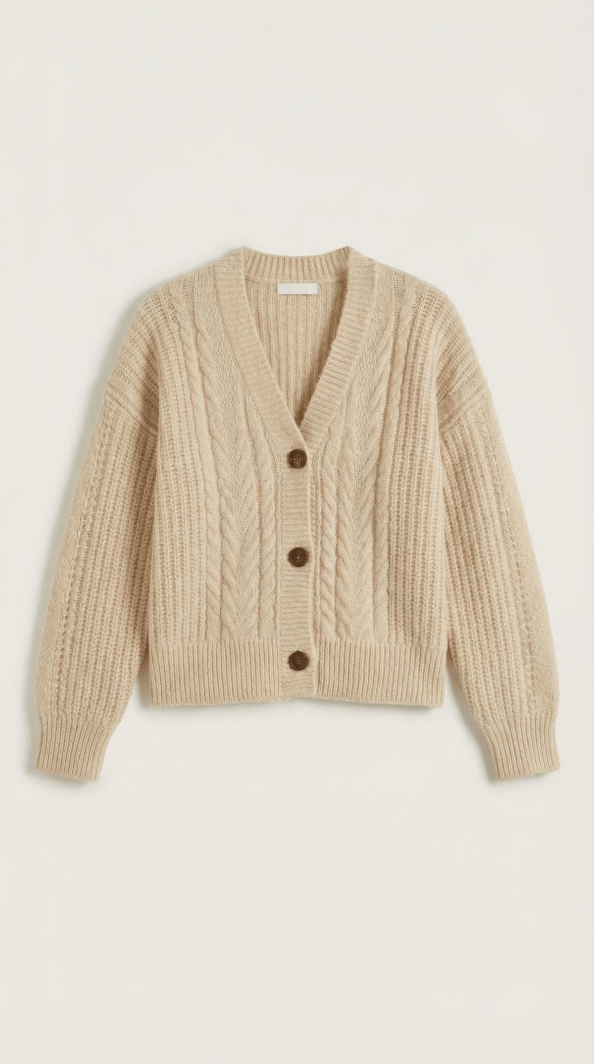 Oversized Cardigan Sweater-sweaters > oversized cardigan sweater-Laventaire-Laventaire