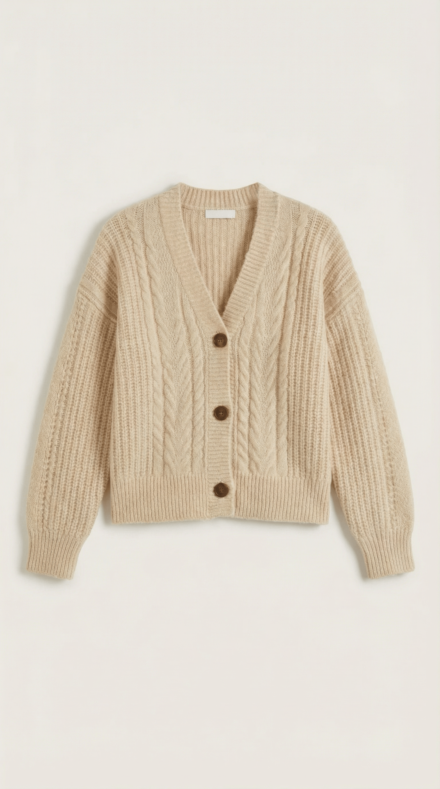 Oversized Cardigan Sweater-sweaters > oversized cardigan sweater-Laventaire-Laventaire