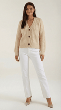 Oversized Cardigan Sweater-sweaters > oversized cardigan sweater-Laventaire-Laventaire