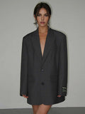 Oversized Casual Blazer-blazers > oversized blazer-Laventaire-Laventaire