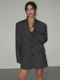 Oversized Casual Blazer-blazers > oversized blazer-Laventaire-Laventaire