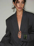 Oversized Casual Blazer-blazers > oversized blazer-Laventaire-Laventaire