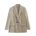 Oversized Casual Fit Blazer-jackets > blazers > oversized blazers-Laventaire-Laventaire