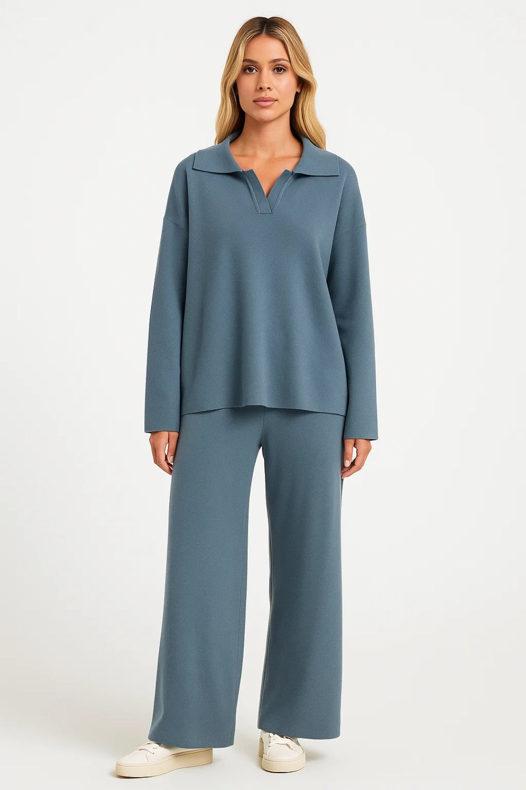 Oversized Casual Lounge Set-loungewear > lounge set-Laventaire-Laventaire