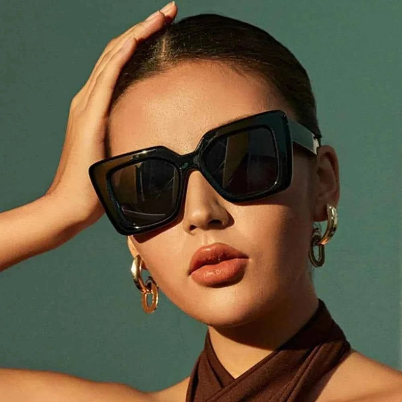 Oversized Cat Eye Sunglasses-accessories > sunglasses > oversized sunglasses-Laventaire-Laventaire