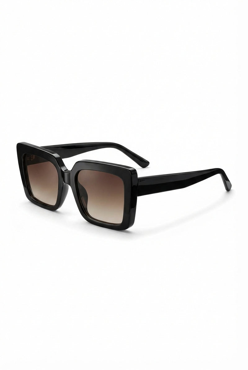 Oversized Cat Eye Sunglasses-accessories > sunglasses > oversized sunglasses-Laventaire-Black-One size-Laventaire
