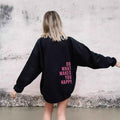Oversized Fit Casual Hoodie-tops > hoodies > oversized hoodie-Laventaire-Black-S-Laventaire