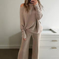Oversized Fit Lounge Set-loungewear > lounge set-Laventaire-Laventaire