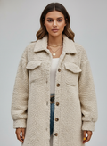 Oversized Fit Teddy Coat-coats > teddy coat-Laventaire-Laventaire