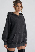 Oversized Gray Streetwear Hoodie-hoodies > oversized hoodie-Laventaire-Laventaire
