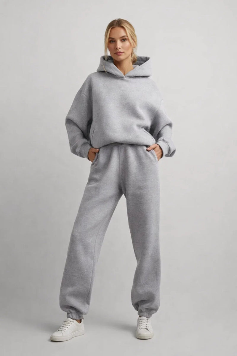 Oversized Hoodie Jogger Set-loungewear > hoodie and jogger set-Laventaire-Laventaire
