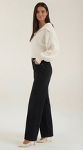 Oversized Knit Sweater-sweaters > oversized sweater-Laventaire-Laventaire