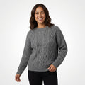 Oversized Knitted Sweater-sweaters > oversized knitted sweater-Laventaire-Laventaire