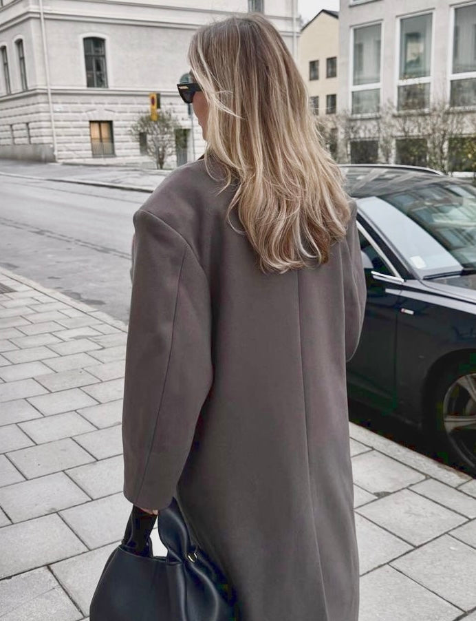 Oversized Long Coat-outerwear > coats > oversized coats-Laventaire-Laventaire