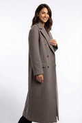 Oversized Long Coat-outerwear > coats > oversized coats-Laventaire-Gray-S-Laventaire