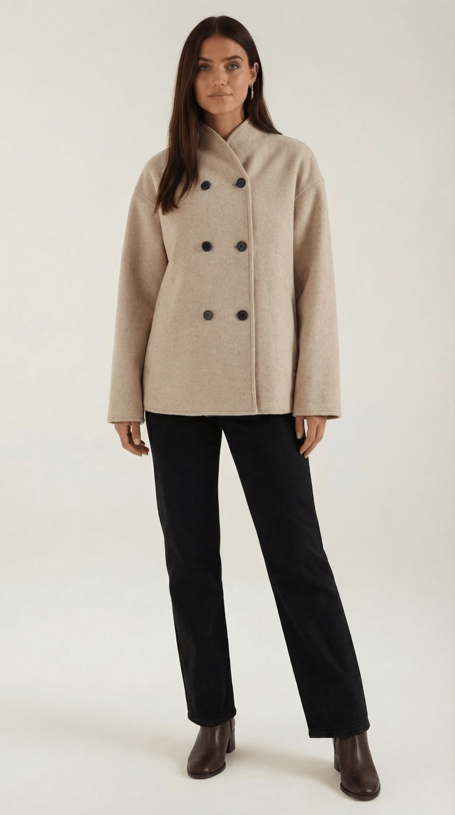 Oversized Relaxed Fit Jacket-jackets > oversized jacket-Laventaire-Laventaire