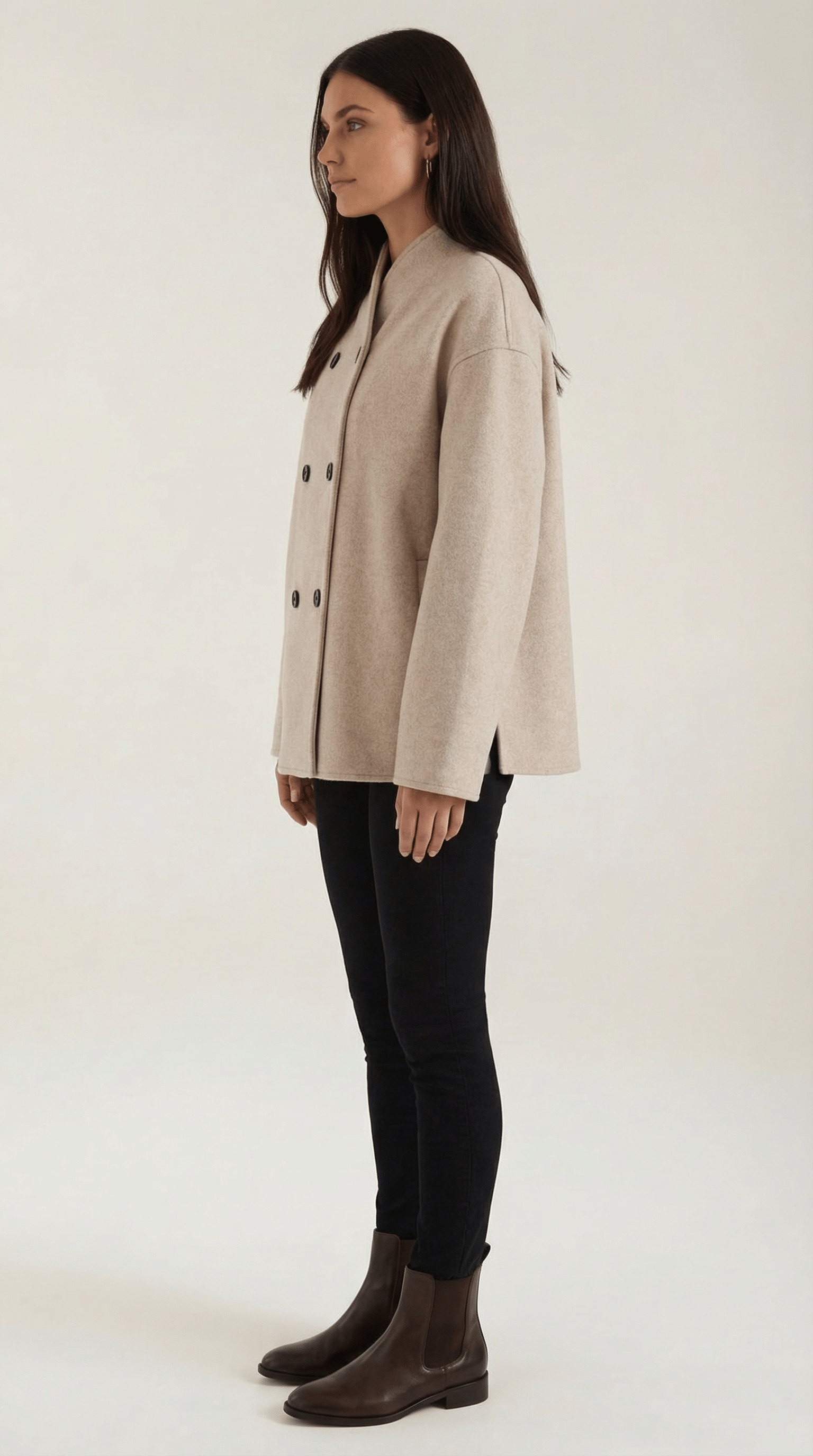 Oversized Relaxed Fit Jacket-jackets > oversized jacket-Laventaire-Laventaire