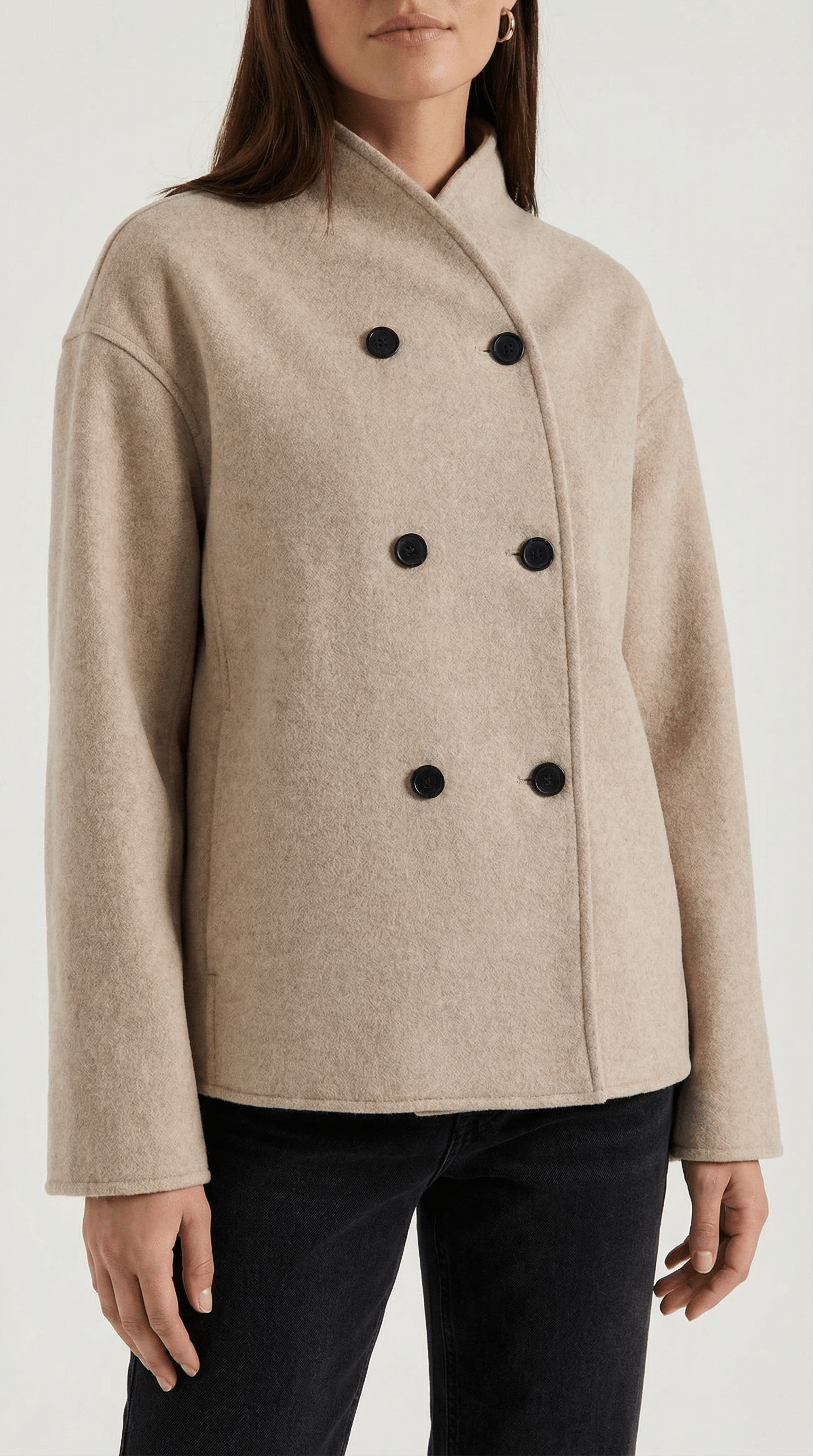 Oversized Relaxed Fit Jacket-jackets > oversized jacket-Laventaire-Laventaire