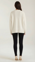 Oversized Relaxed Knit Sweater-sweaters > oversized sweater-Laventaire-Laventaire