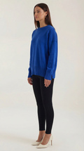 Oversized Relaxed Knit Sweater-sweaters > oversized sweater-Laventaire-Laventaire