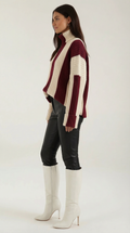 Oversized Roll Neck Sweater-sweaters > roll neck sweater-Laventaire-Laventaire