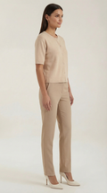 Oversized Short Sleeve Cardigan-cardigans > oversized cardigan-Laventaire-Laventaire