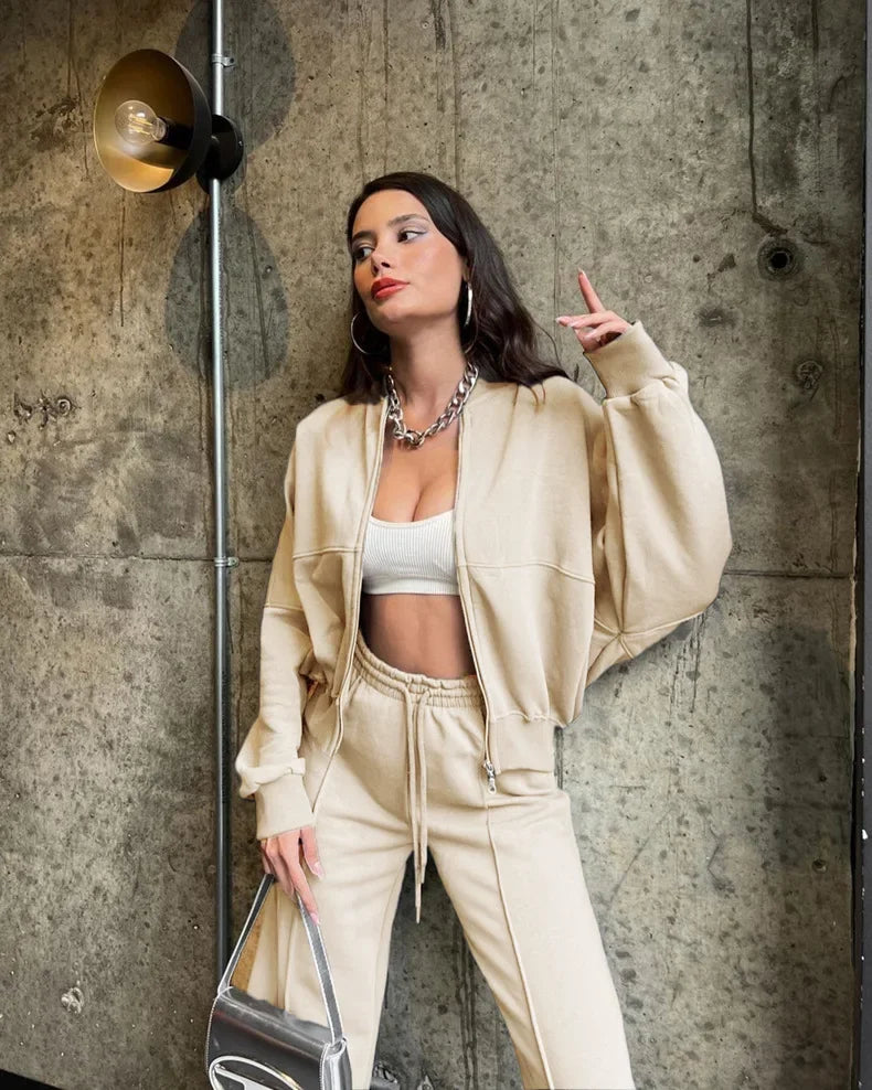 Oversized Tracksuit Set-tracksuits > tracksuit set-Laventaire-Laventaire