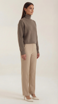 Oversized Turtleneck Sweater-sweaters > turtleneck sweater > oversized turtleneck sweater-Laventaire-Laventaire