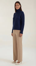 Oversized Turtleneck Sweater-sweaters > turtleneck sweater > oversized turtleneck sweater-Laventaire-Laventaire