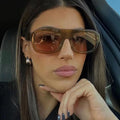 Oversized Wide Frame Sunglasses-accessories > sunglasses > oversized sunglasses-Laventaire-Laventaire
