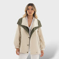 Oversized Windbreaker Jacket-jackets > windbreaker jacket-Laventaire-Cream-XS-Laventaire
