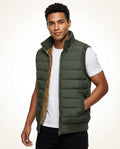 Padded Casual Vest-outerwear > vests > padded vests-Laventaire-Laventaire