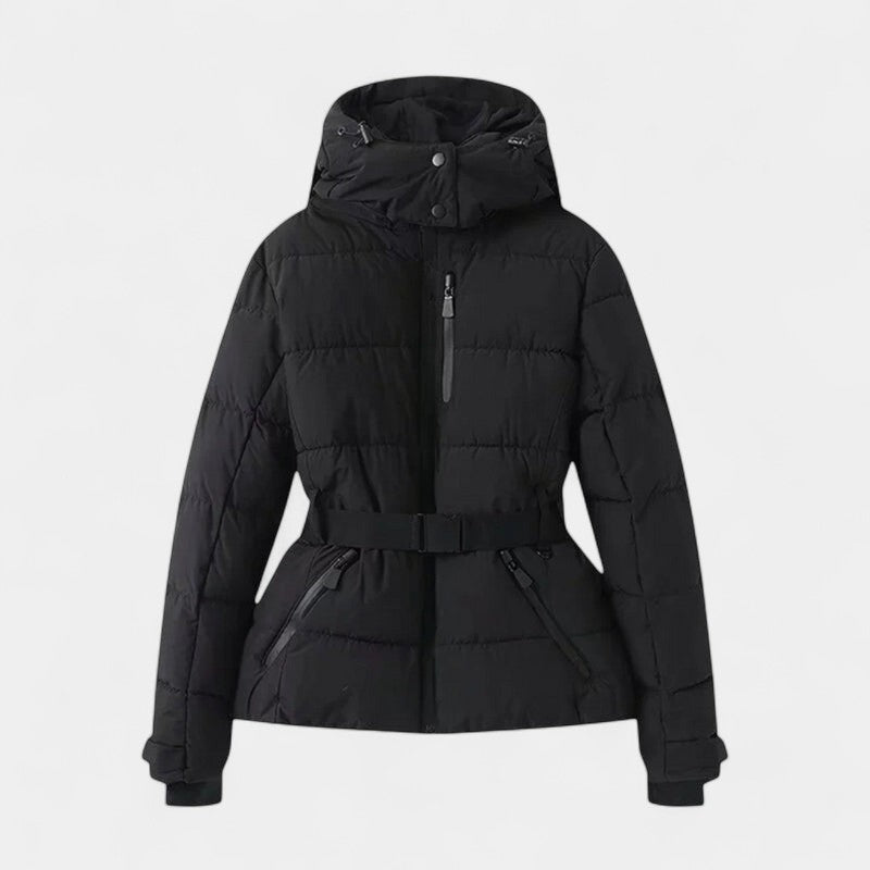 Padded Hooded Jacket-outerwear > jackets > padded jackets-Laventaire-Laventaire