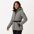 Padded Hooded Jacket-outerwear > jackets > padded jackets-Laventaire-Multicolor-XS-Laventaire