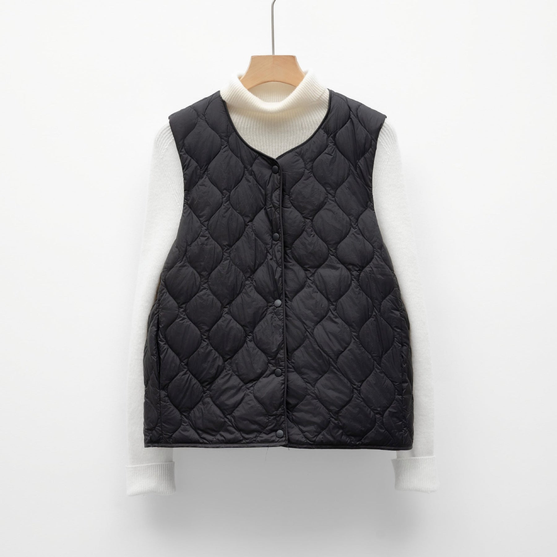Padded Sleeveless Vest Gilet-outerwear > gilet-Laventaire-Laventaire