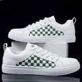 Patterned Lace Up Sneakers-footwear > sneakers-Laventaire-Laventaire