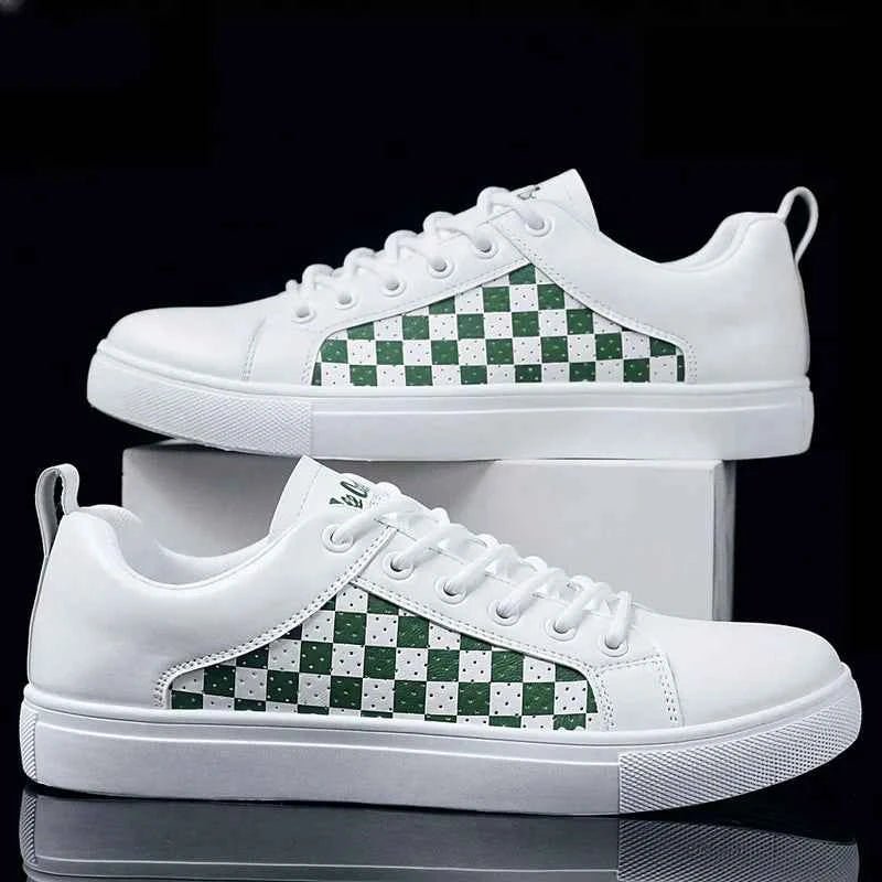 Patterned Lace Up Sneakers-footwear > sneakers-Laventaire-Laventaire