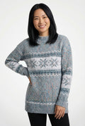 Patterned Relaxed Fit Sweater-sweaters > relaxed fit sweater-Laventaire-Laventaire