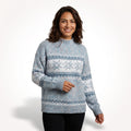 Patterned Relaxed Fit Sweater-sweaters > relaxed fit sweater-Laventaire-Laventaire