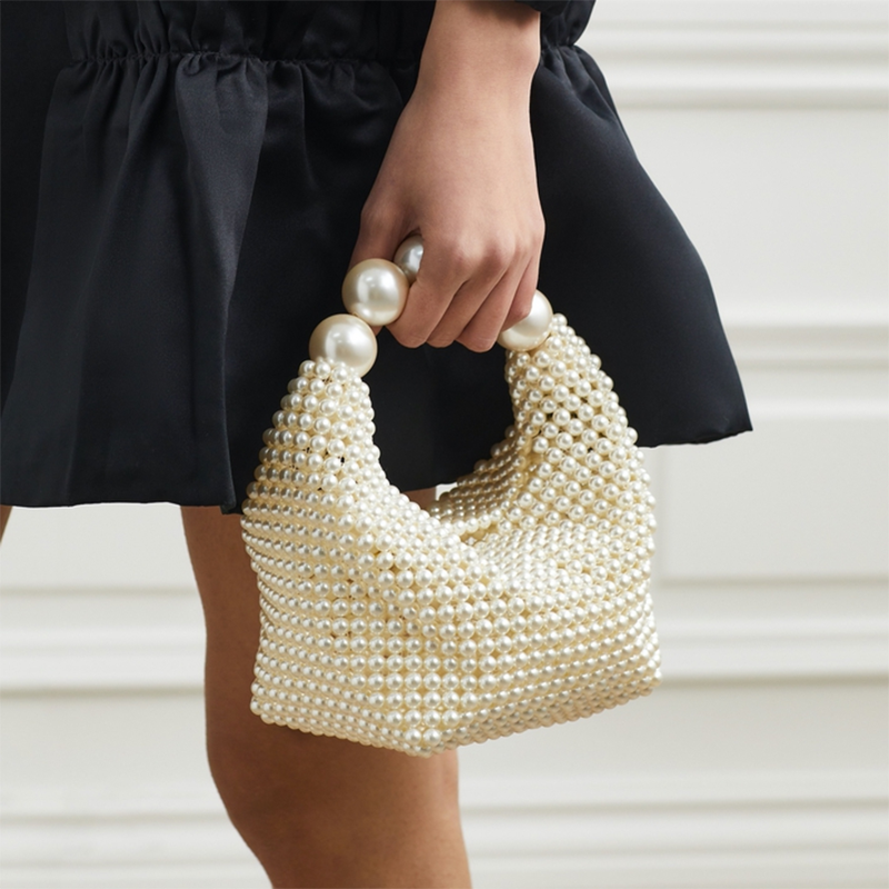 Pearl Evening Bag-bags > evening bags > clutches-Laventaire-Laventaire