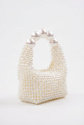 Pearl Evening Bag-bags > evening bags > clutches-Laventaire-White-One Size-Laventaire