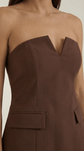 Peplum Fit Sleeveless Top-tops > peplum top-Laventaire-Laventaire