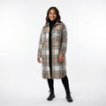 Plaid Long Coat-coats > long coats-Laventaire-Laventaire