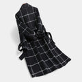 Plaid Trench Coat-coats > trench coat-Laventaire-Laventaire