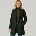Plaid Trench Coat-coats > trench coat-Laventaire-Laventaire