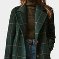 Plaid Trench Coat-coats > trench coat-Laventaire-Laventaire
