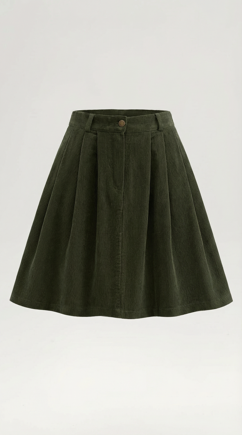 Pleated Skirt A-Line Fit-Skirts-Laventaire-Laventaire